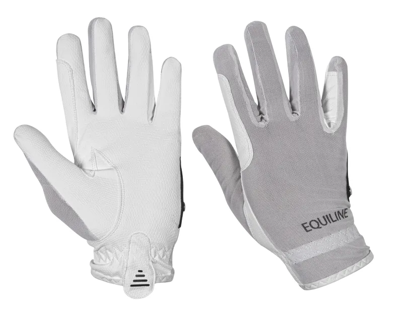 Equiline Summer Unisex Glove White